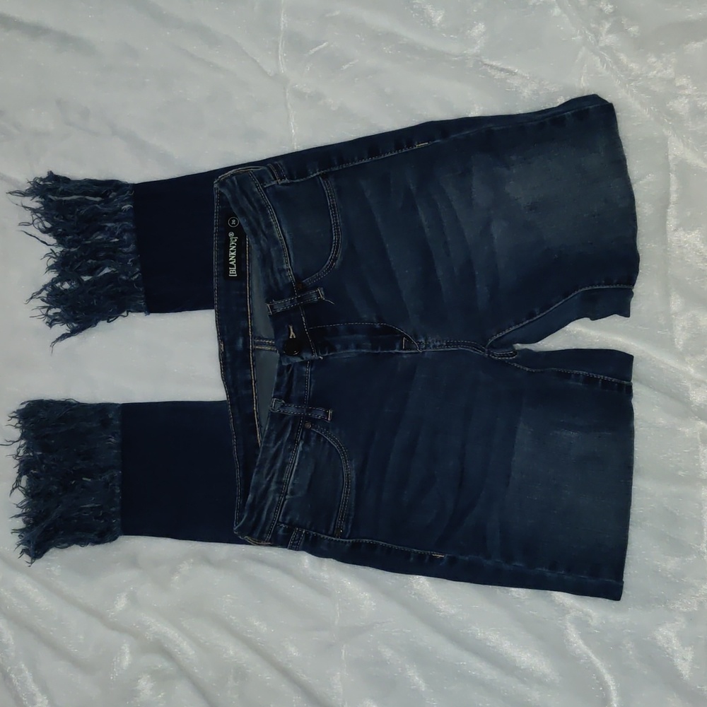 BLANKNYC SKINNY Fringe Jeans Size 26